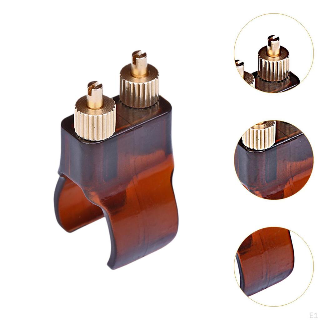 2x Erhu Fine Tuner String Adjuster Tune Parts Прямая замена Коричневый
