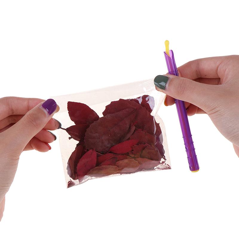 8 шт. полезный зажим для пластикового пакета, уплотнительная палочка для хранения, сумка для хранения, зажим для герметика