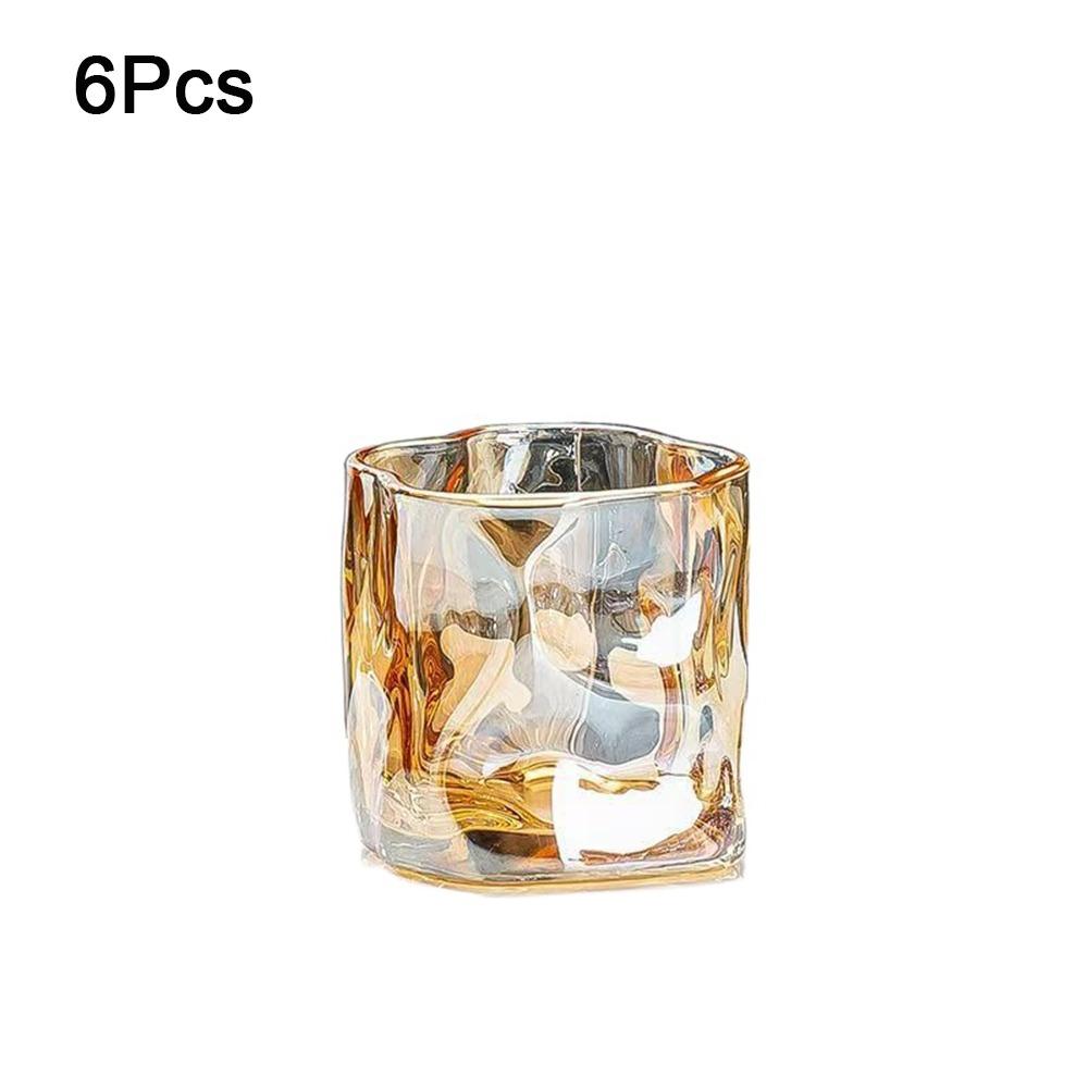 6 шт. 200 мл нестандартные стаканы красочные коктейльные стаканы для питья уникальный стакан для виски для дома