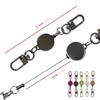 Metal Easy-to-pull Buckle Rope Elastic Elastic Keychain New Retractable Key Ring  Doctors/Nurses