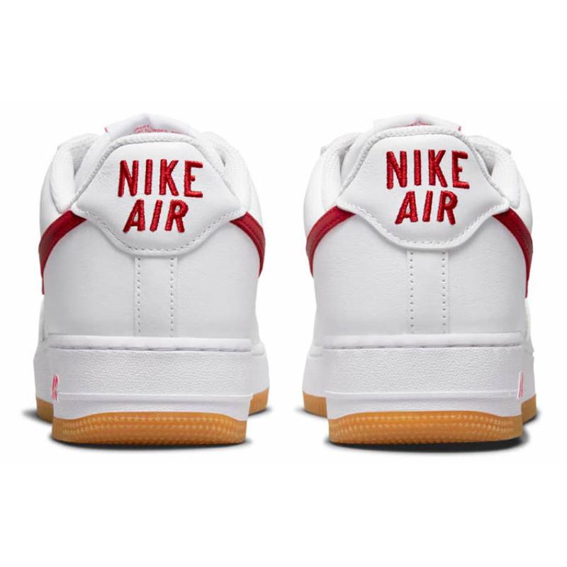 Nike Air Force 1 Low 'Color Of The Month White University Red' Sneakers DJ3911-102