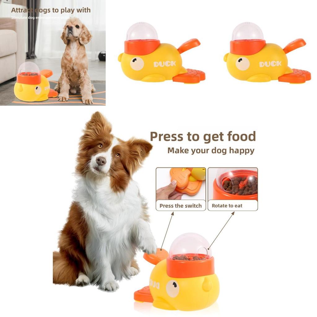 Abs Material Pet Automatic Food Dispenser For Cats And Dogs With Toy Design