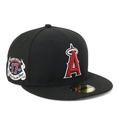 Кепка New Era 59FIFTY с боковым патчем MLB LAA Черная 7 5950 MVP SO LOSANG NER36C8808, 3/4 дюйма, BLK, 14388846,