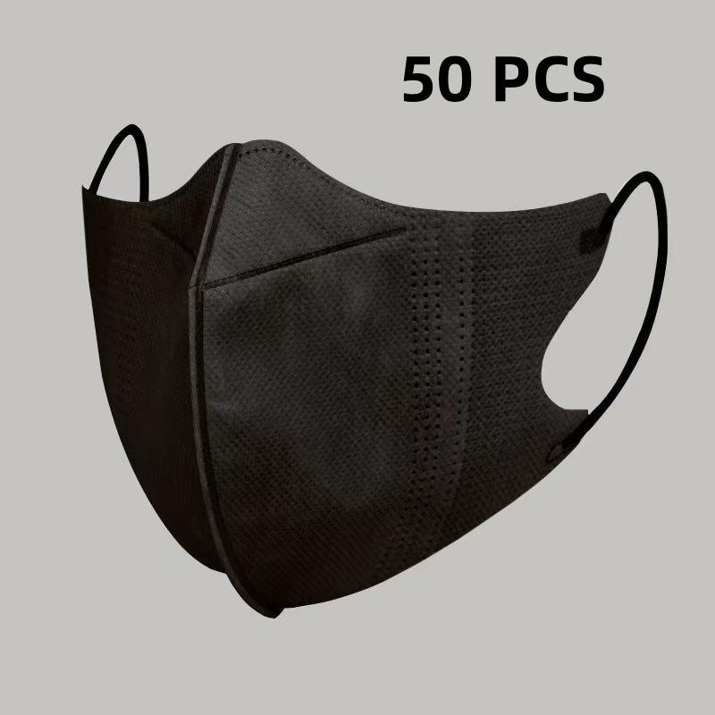 10/100 шт. 3D защитные маски Эффективная защита Дышащие Модные защитные маски Модные маски для лица Одноразовые маски