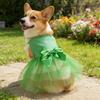 Ирландская ул.. Платье для собаки на День святого Патрика - Легкая летняя юбка для маленьких и средних собак