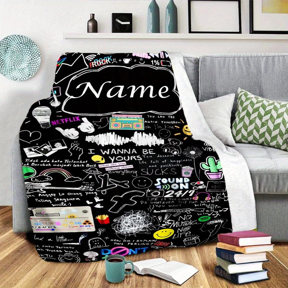 Nursing Theme Home Customize Your Name Blankets Comfortable Soft Lightweight Allseason Multipurpose Blanket For Picnics Sofas Offices Beds Living
