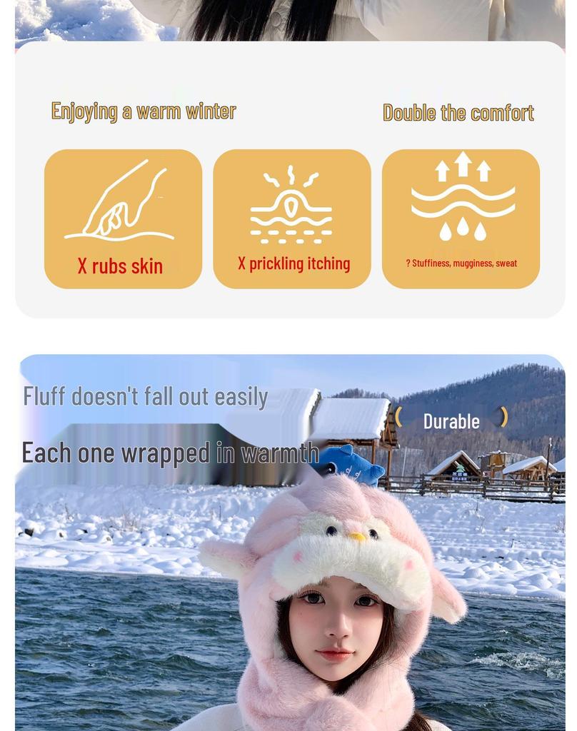 Пингвин Хлопковые Плюшевые Нескользящие Домашние Тапочки для Детей и Пар - Теплые, Милые, Утолщенные