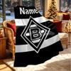 Custom Name Personalized Borussia Monchengladbach Print Blanket, Home Decor, Bedroom, Sofa, Camping, Couch, Gifts for Birthday ChristmasEnthusiasts