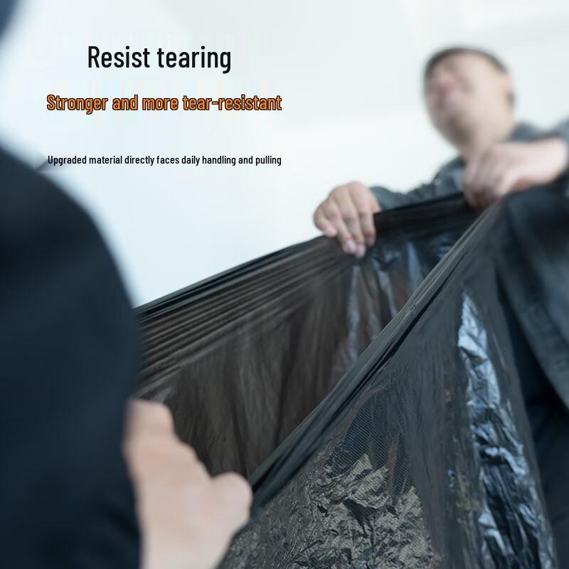 Сверхбольшие черные мусорные мешки с плоским дном Bendit