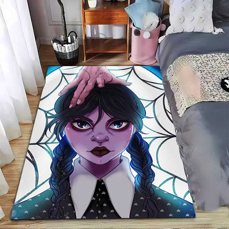 Dark Braids & Mysterious Aura suitable as a non-slip mat for the living room or bedroom sofa