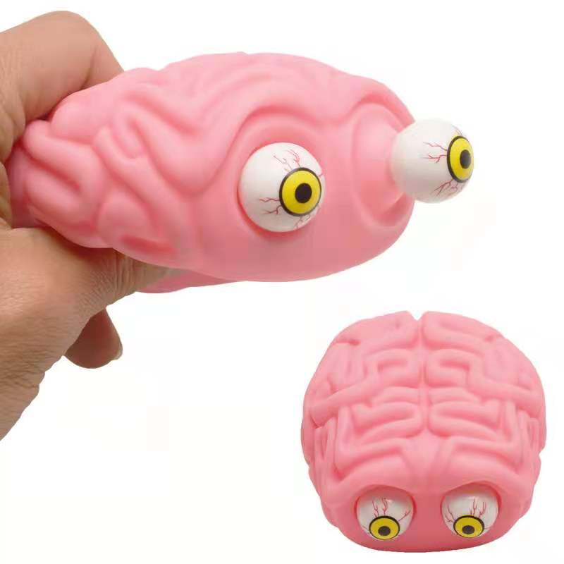 Антистресс Flippy Brain Squishy Eye Popping Squeeze Игрушка-непоседа Классные вещи Дети СДВГ Аутизм Игрушка для облегчения тревоги Хэллоуин