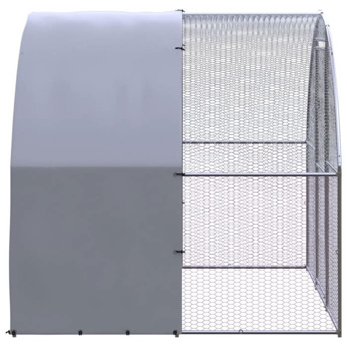 Maison Exclusive - Poulailler d'extérieur 3x2x2 m Acier galvanisé