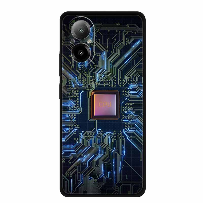 Для Realme C67 4G Чехол Роскошный Мягкий Силикон ТПУ Чехлы для Телефона Задняя Крышка Для RealmeC67 C 67 4G RMX3890 Ударопрочный Любовь Милый funda