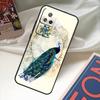 Bird Peacock Feather Case For POCO X6 Pro M6 X5 X3 M5s F3 F5 Xiaomi 14 Ultra 13 12 Lite 11T 12T 13T Pro Coque