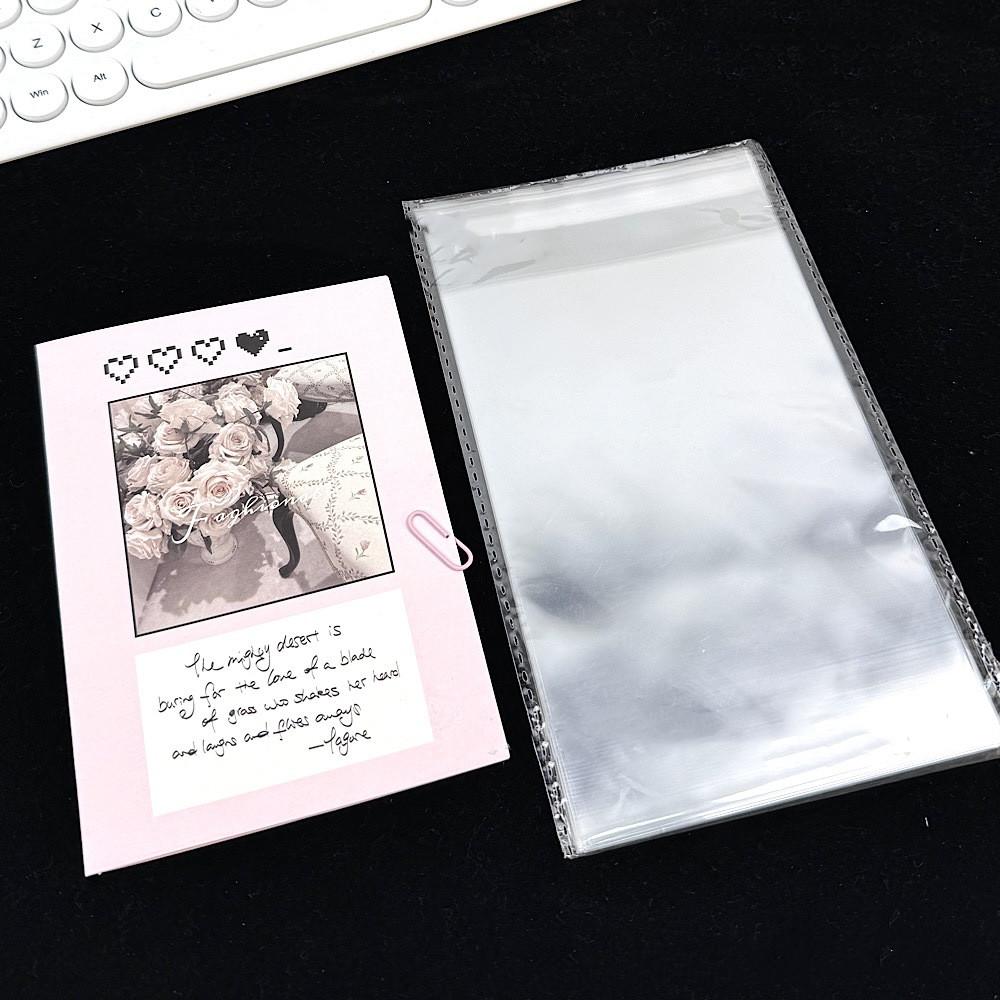 10 шт., милая розовая складная открытка, задняя часть Kpop Star, 3 дюйма, фотокарта, сделай сам, упаковочный материал, фиксированная доска для открыток Kawaii