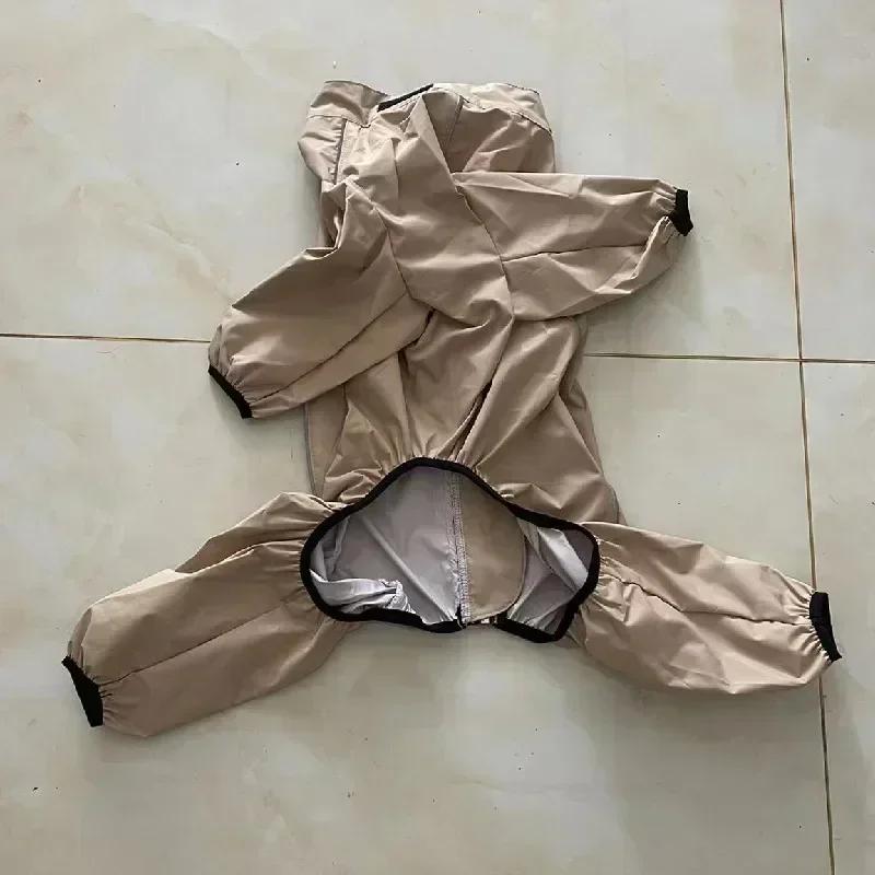 Дождевик для больших собак Водонепроницаемая одежда для больших собак Комбинезон для корги самоеда бордер-колли хаски лабрадора золотистого ретривера Одежда