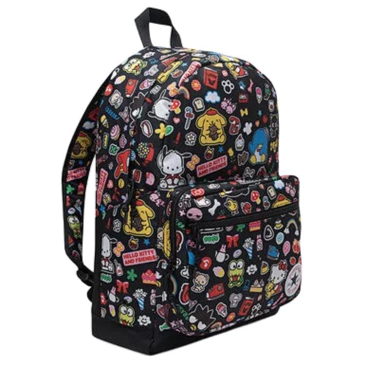Converse X Hello Kitty And Friends Collaboration 600D Polyester Backpack Women's Black WA5874-023