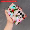 2DFlat Samsung phone case Holly Berries & Snowflakes Holiday Phone Case Applicable to Galaxy S22 S23 S24 S25ULTRA S26 A12 A13 A14 A15 A16