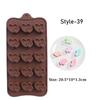 Jelly Pudding Fruit Gummy Candy Silicone Molds Animal Chocolate Cake Baking Tool Mold Ice Resin Mould 3D DIY