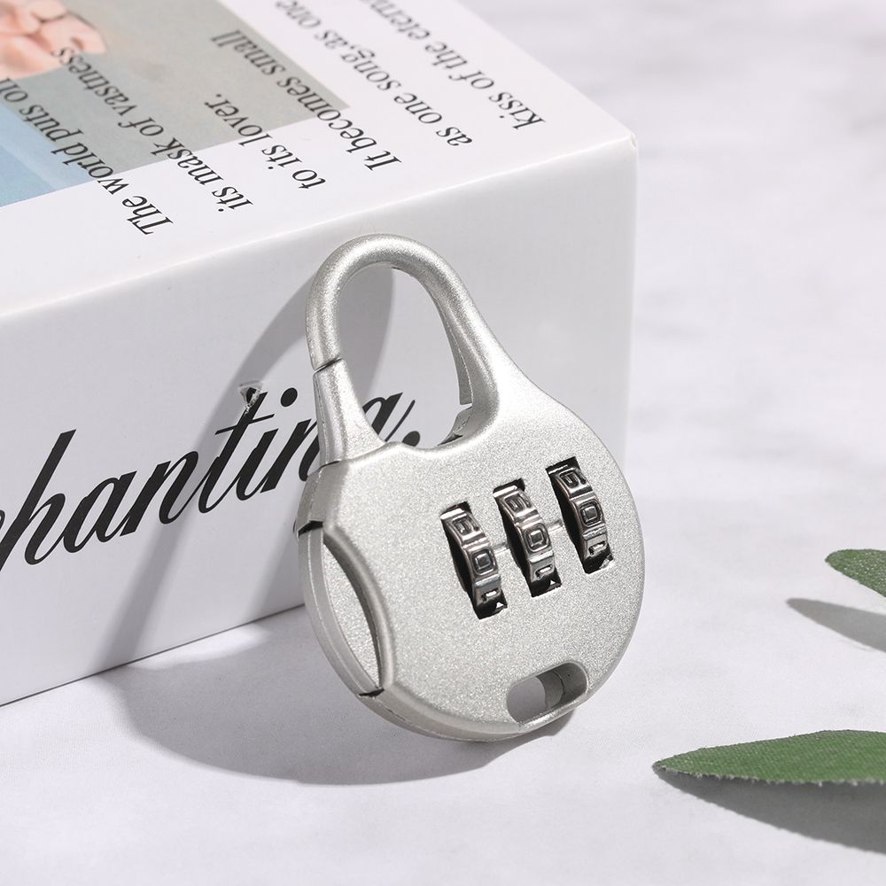 Gym Luggage Diary Protector Locker Case Supply 3 Digit Dial Padlock Password Lock Security Tool