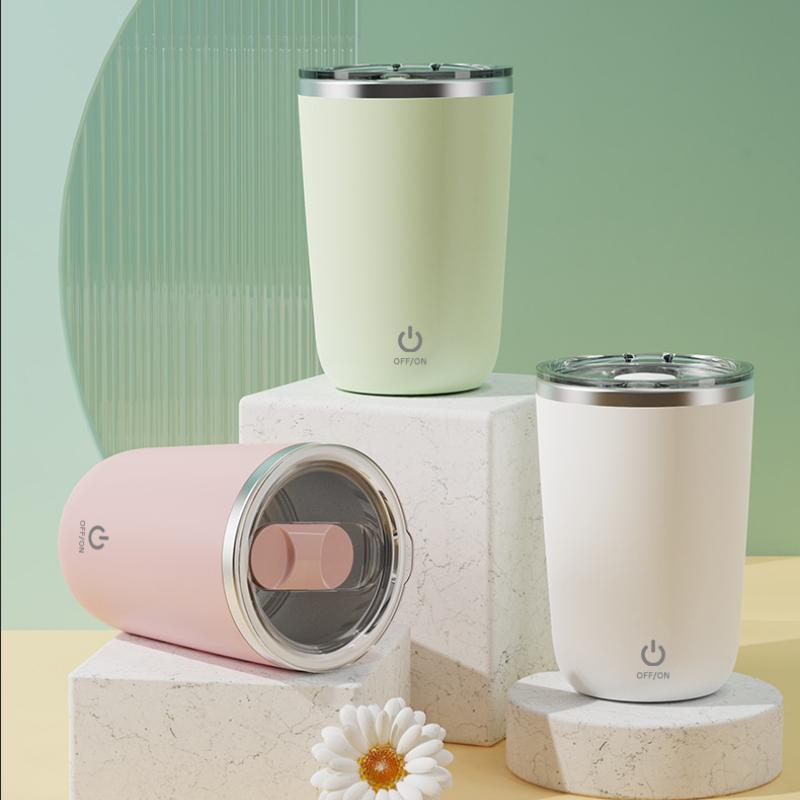 USB перезаряжаемая автоматическая кружка для перемешивания, нержавеющая сталь, кофе, молоко, самоперемешивающаяся кружка, умная бутылка для воды для перемешивания