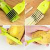 Stainless Steel Scallion Cutter Multifunctional Vegetable Peeler Fruit Peeler  Cutting Onion