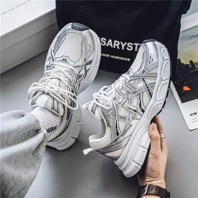 Модный летний тренд Универсальная сетчатая обувь Мягкая подошва Удобные дышащие кроссовки Модные платформы Повседневная обувь Модные кроссовки для бега