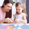 Koundeneko Sparkly Origami Approximately 10 Set of 200 Stylish Pearl Origami Colorful for Paper Thousand DIY Party Handmade Craft Paper, Colors,