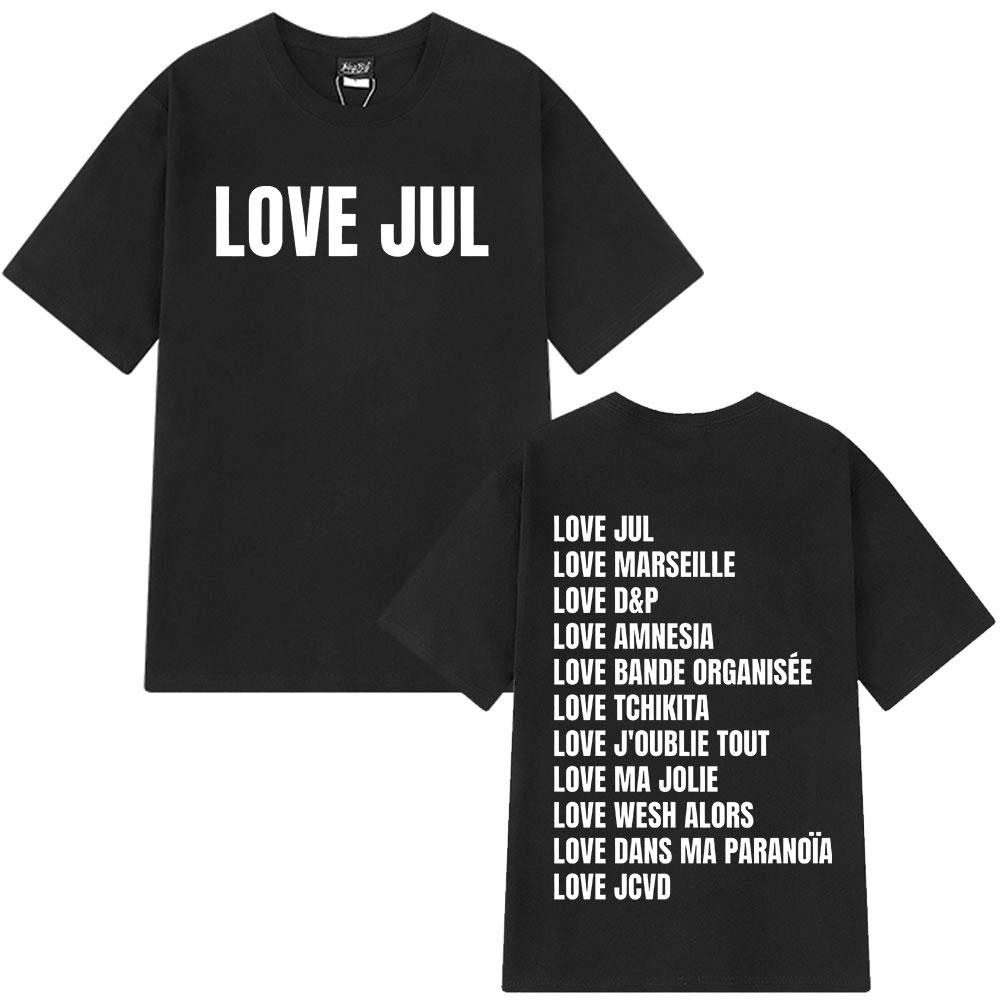 2026 Hot Sale Love Jul Harajuku T Shirts Unisex Unisex Pop Music Tshirt Unisex Fashion Casual Tee Unisex Tshirts Streetwear