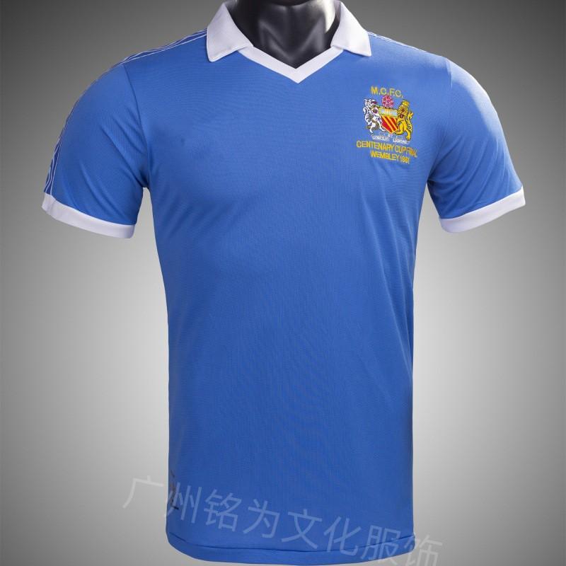 Vintage Football Jersey Short Sleeve Retro Soccer Shirt Men Team Sports