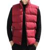 Men's Down Cotton Vest Outer Wear Spring And  Stand Collar Waistcoat Vest Jacket