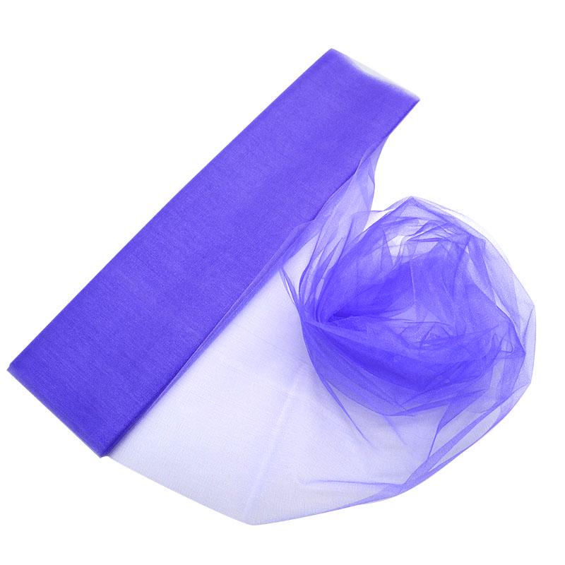 Отрезы разноцветной органзы для декора