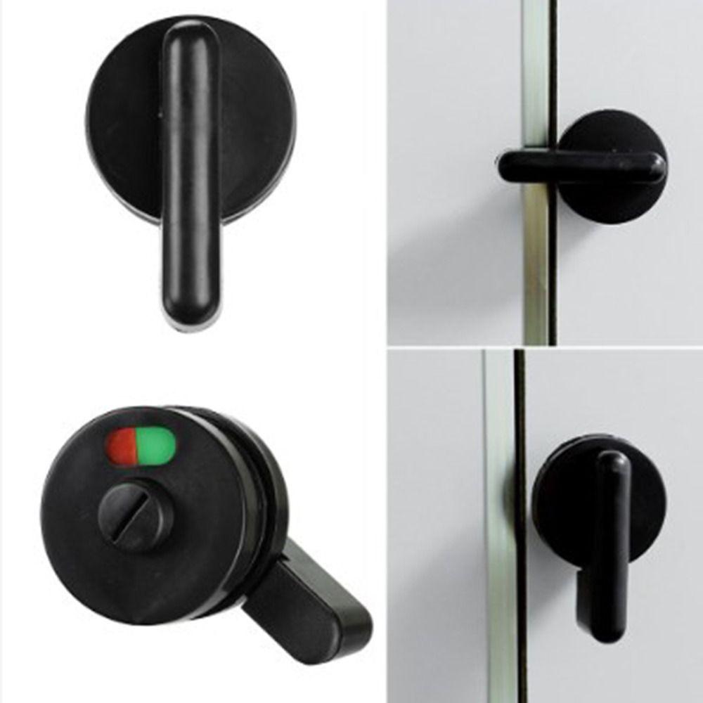 Plastic WC  Lock Bolt Toilet Lock Universal Bathroom Door Lock  Dressing Room
