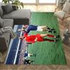 Football Legends Celebration Floor Rug Office Rug Perfect for Dining Room Outdoor Kitchen Hallway Anti-slip Rug Decorate Offices Wedding Party Gift