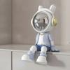 Astronaut Decor with Helmet Sculptural Astronaut Statue Space Explorer Statue Decorative Space Theme Figurines Safe