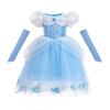 2-10Y Girls Princess Cosplay Aurora Cinderella Mermaid Dress Kids Costume Fancy Clothes Birthday Carnival Party Ball Gown