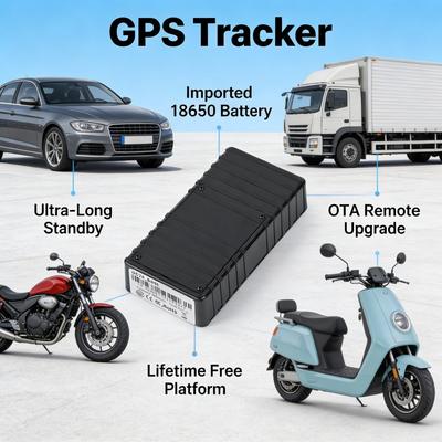 Мини GPS-трекер 4G для автомобилей - Бесплатная установка, Сверхдлительная работа от батареи, Мониторинг залоговых/лизинговых транспортных средств (Подключи и играй)