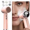 6-In-1 Facial Cleansing Brush, USB Rechargeable Face Scrub Brush for Cleansing, Removing, Exfoliating And Massaging Gifts for Women Mother'S Day Gift