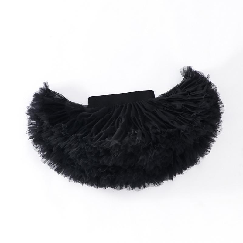 Пышная юбка-пачка для девочек темно-зеленого фруктового цвета с рисунком кролика