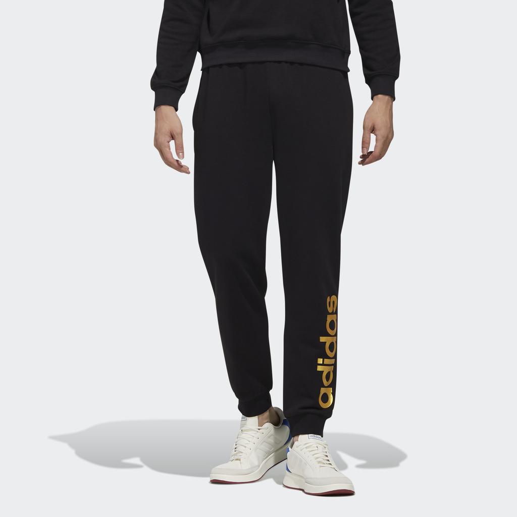 adidas Мужские трикотажные спортивные штаны Neo Черные Умеренно узкий крой FP7446