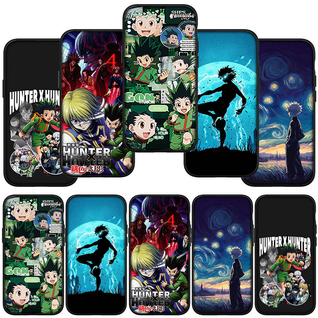 Чехол для Samsung Galaxy S25 S24 S23 iPhone 16 15 Xiaomi Redmi Note 14 13 12 16E 11 Pro Max OPPO Moto Huawei Poster Killua Hunter X Hunter Gon Freecss