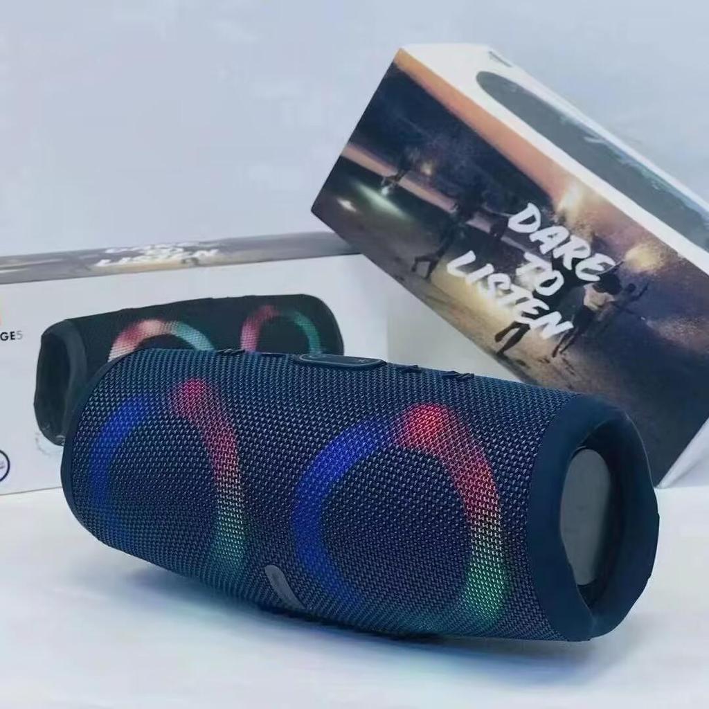 Портативный водонепроницаемый Bluetooth-динамик высокой мощности RGB с цветным светом беспроводной сабвуфер 360 стерео объемного звучания TWS FM Boom Box