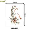 Kirin Lion Fox Totem Flower Tattoo Sticker – Waterproof & Customizable Realistic Design