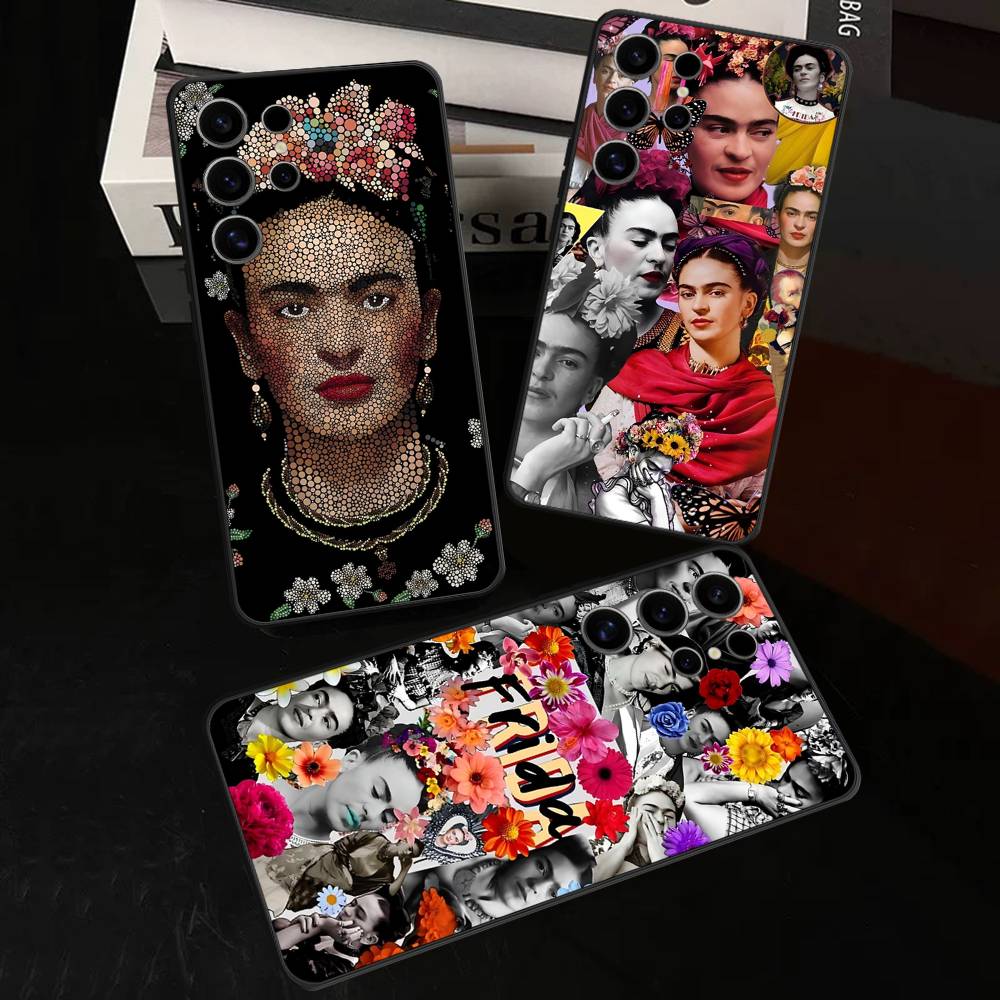 Модный Чехол F-Frida K-KahlosS Для Samsung Galaxy Case S25 S23 S22 S21 S30 S20 S10 Ultra Plus FE Мягкий Чехол из ТПУ