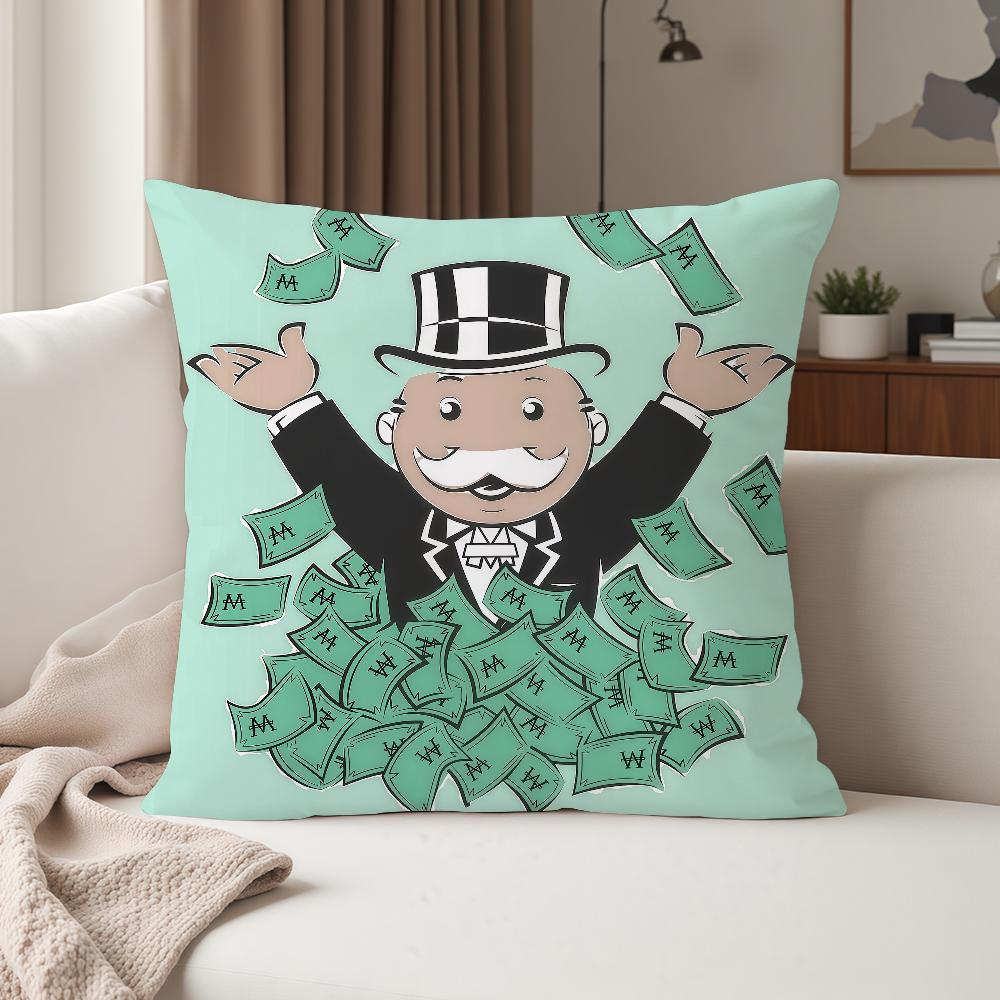 Mind Games MMonopolys Pillow Case Suitable For Bedrooms Living Rooms Cars Home Decoration
