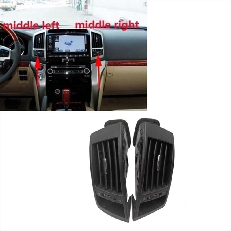 Climate Control Enhancing Cabin Air Conditioning Air Flows with Dashboard Vent Grille for LC200 55670-60190 55680-60130