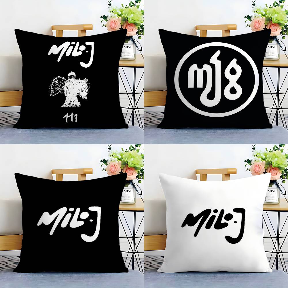 Argentinian M-Milo J Rapper Pillow Case Plush Fabric Soft Double Sided Print Home Sofa High Quality Cushion Cover Throw