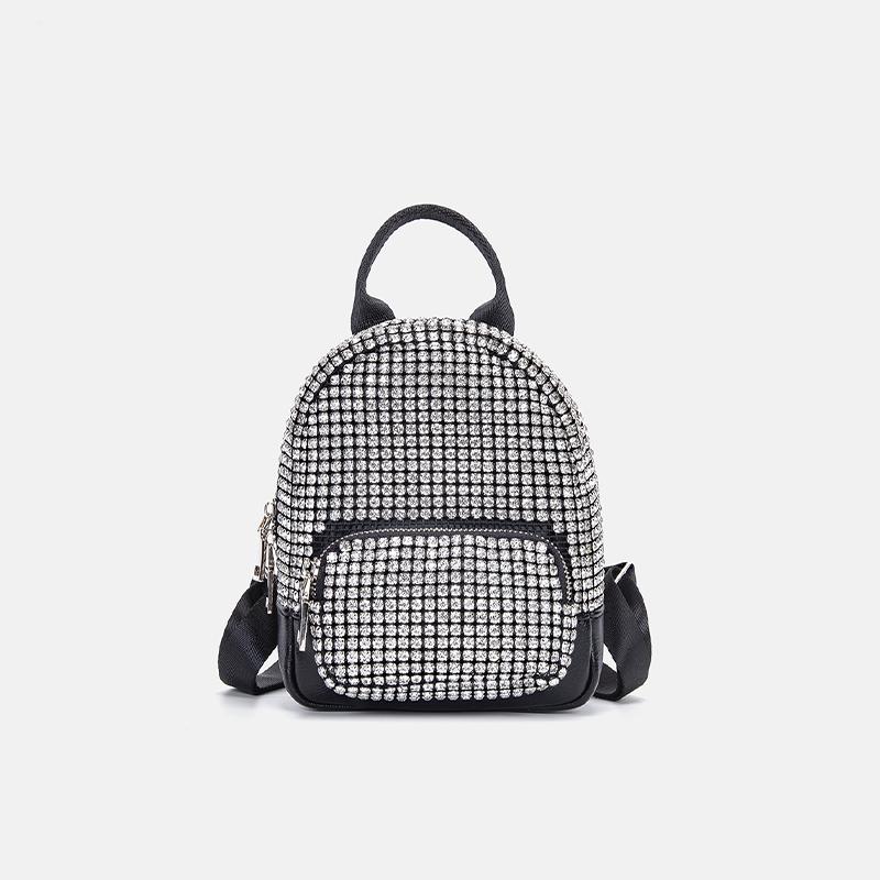 Модный мини-рюкзак, роскошный бренд, дизайнерская сумка, легкий женский кожаный рюкзак, индивидуальный рюкзак со стразами