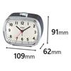 Casio Темно-коричневый Будильник Tq 159 5jf