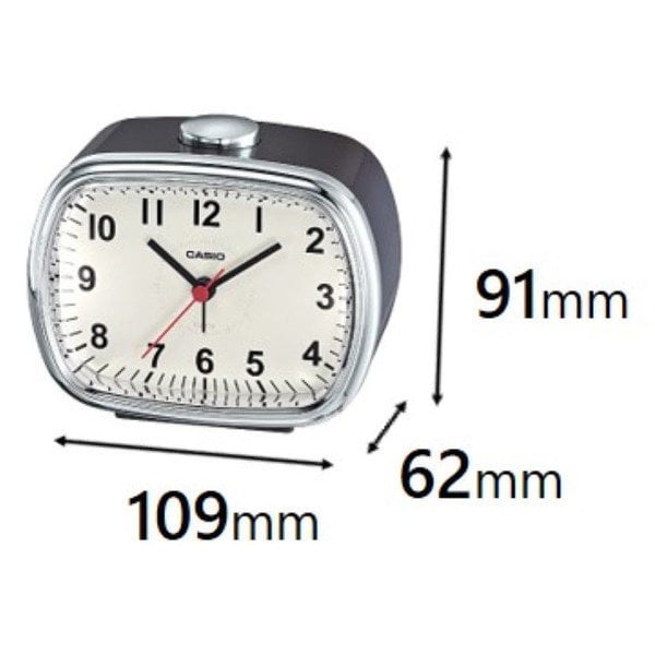 Casio Темно-коричневый Будильник Tq 159 5jf